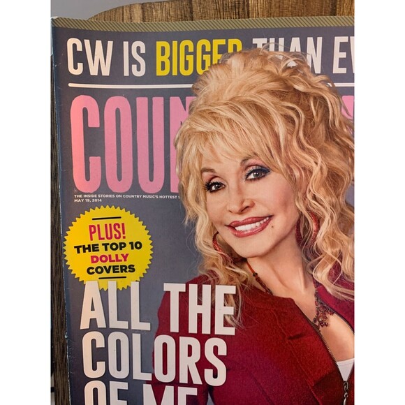 DOLLY PARTON 2014 Country Weekly All the Colors of Me Scotty Mcreery Chris Young - Picture 2 of 6